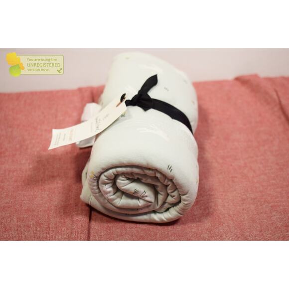 Hearth & Hand with Magnolia Meadow Bunny Quilted 25x25" Baby Stroller Blanket - Picture 2 of 6